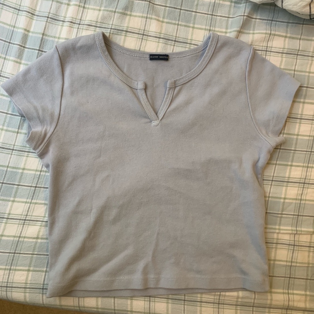 light blue brandy Ashlyn top